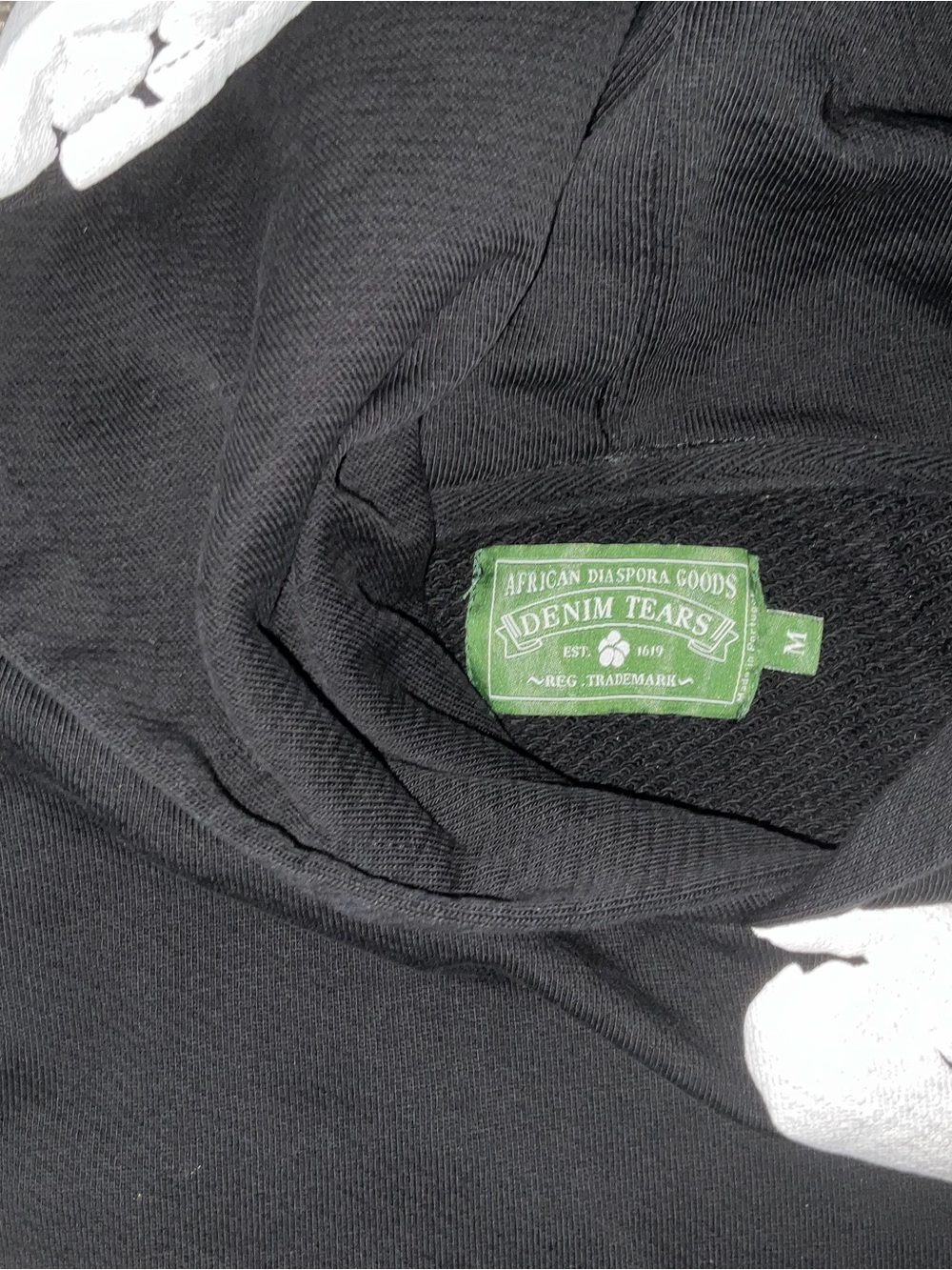 Denim Tears Men's Black Cardigan - African Diaspora Goods